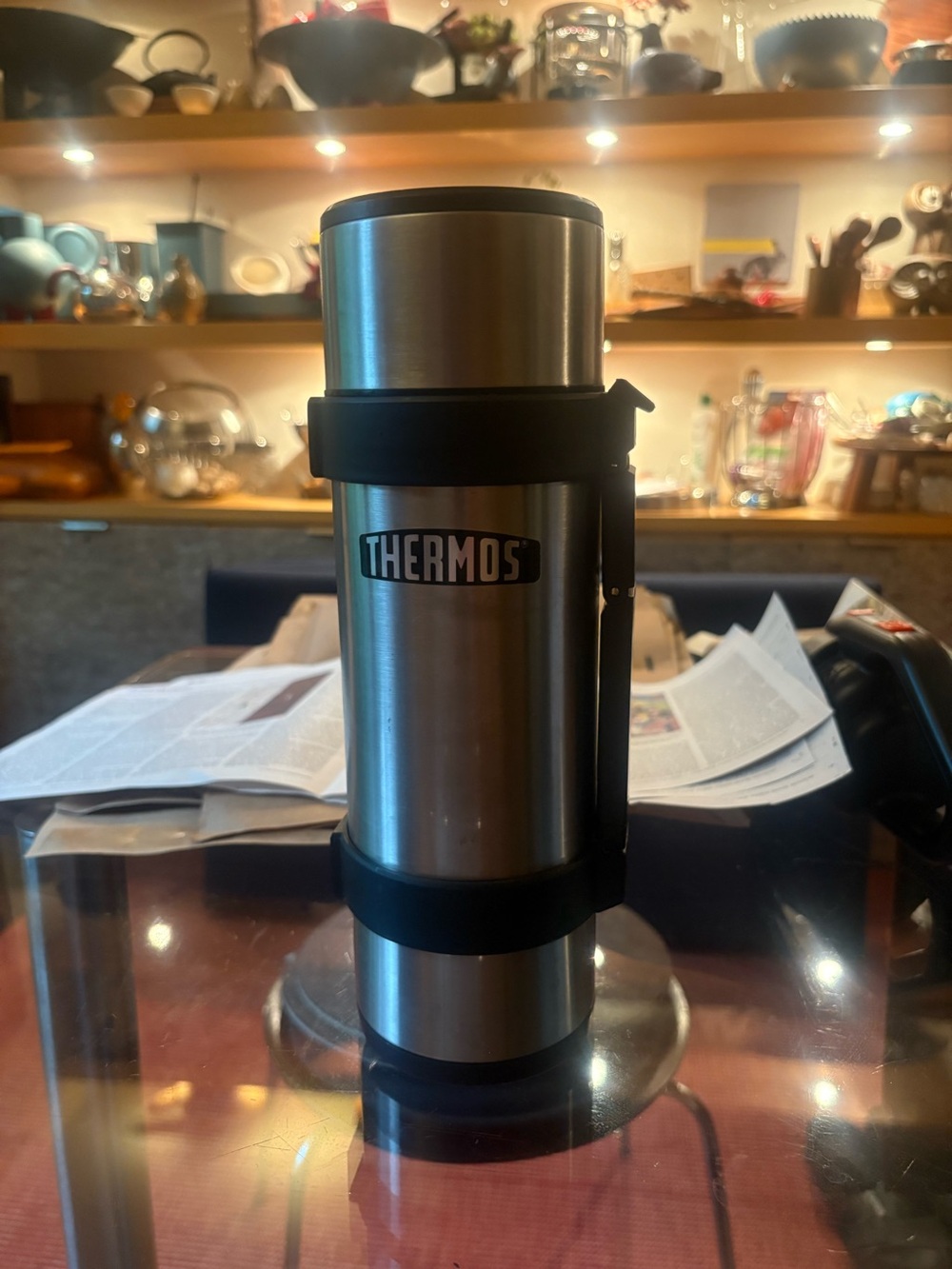 Vintage Thermos NCB-18C 1.8L Stainless Steel Rocket Flask - Like New / Pristine